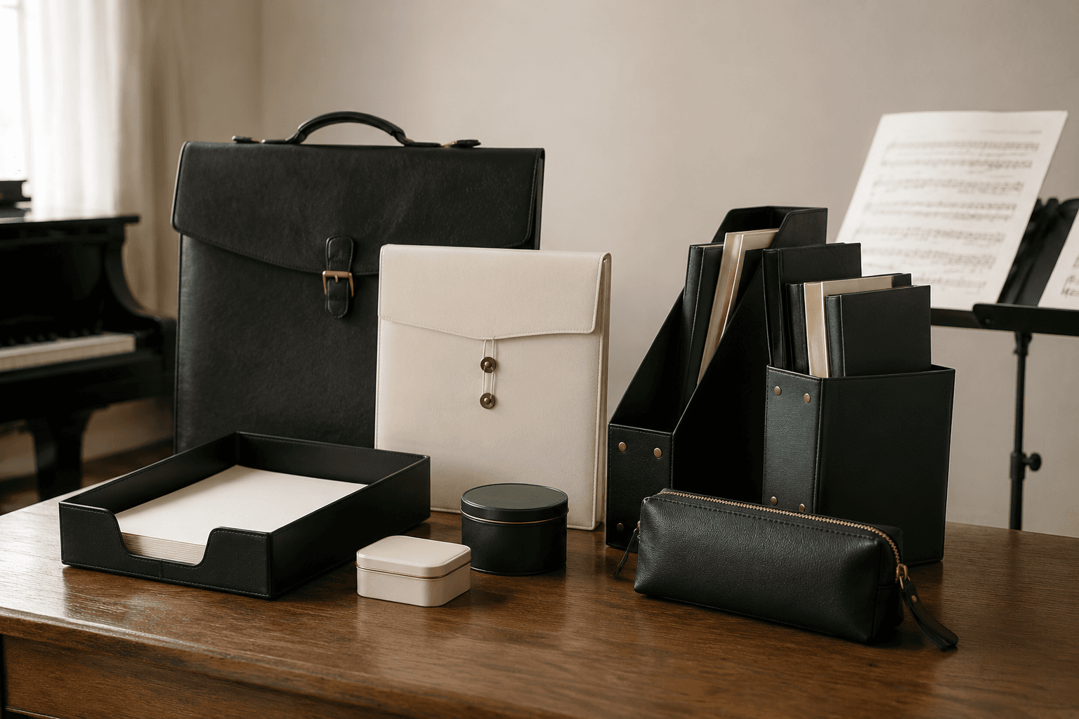 The Practice Room Bundle of folders, tray, bag and tins